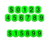 Ez Line 4" Tall Bubble Numbers: $ Pk