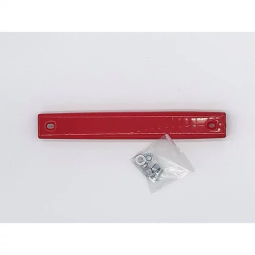 Red Rubber Coated Magnetic License Plate Holder
