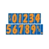 Ez Line 7 1/2"Fluoresc. Orange & Blue Adhesive Windshield Number: One Owner Pk