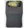Car Dealer Depot 4 Pc. Carpet Mat Set W/ Heel Pad - Charcoal