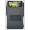 Car Dealer Depot 4 Pc. Carpet Mat Set W/ Heel Pad - Gray
