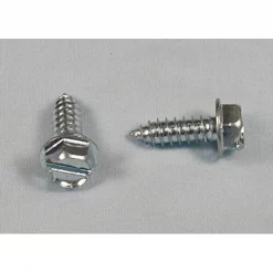 Car Dealer Depot Slotted Hex, License Plate Screw 100/Pk Pk