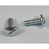 Car Dealer Depot Slotted Round License Plate Screw For Nylon Insert 100/Pk Pk