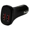 Startech.Com Dual-Port USB Car Charger - 24W/4.8A - Black