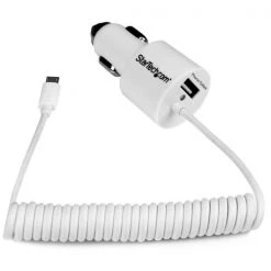 Dual Tablet Car Charger – 2 port Micro USB & USB, 21W / 4.2A, 299551004