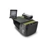 Autoexec Efficiency GripMaster Car Desk Candy Apple Green Flames with Printer Stand and Tablet Mount