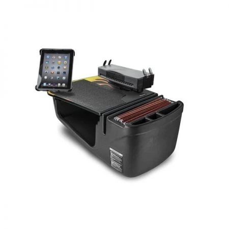 Autoexec Efficiency GripMaster Hot Rod Orange Flames with Power Inverter, Printer Stand and Tablet Mount