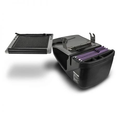 Autoexec Reach Desk w/ Built In Power Inverter & Printer Stand