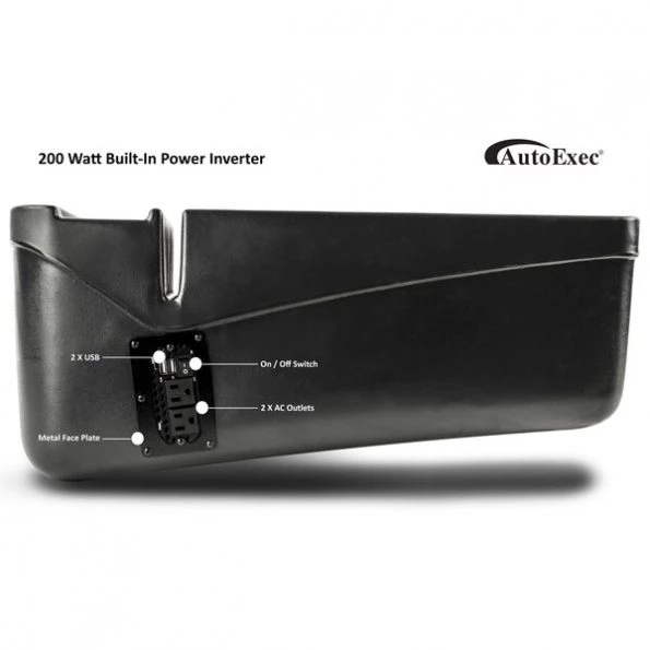 Reach Desk w/ Built In Power Inverter & Printer Stand