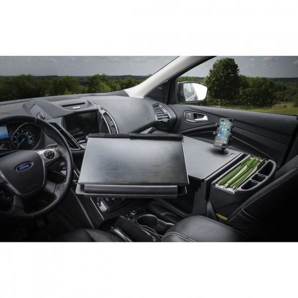 Reach Desk Black Front Seat w/ Inverter and Phone Mount