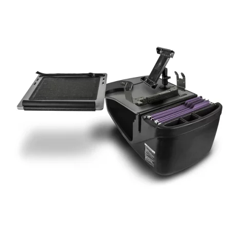 Autoexec Reach Desk Front Seat w/ Printer Stand and Tablet Mount