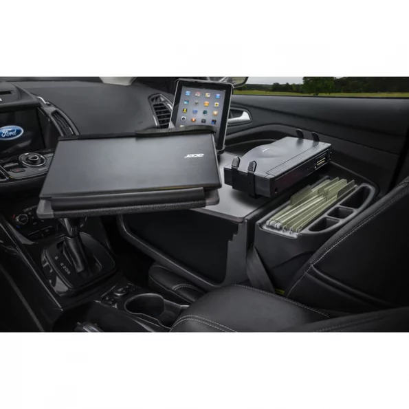 Reach Desk Front Seat w/ Printer Stand and Tablet Mount