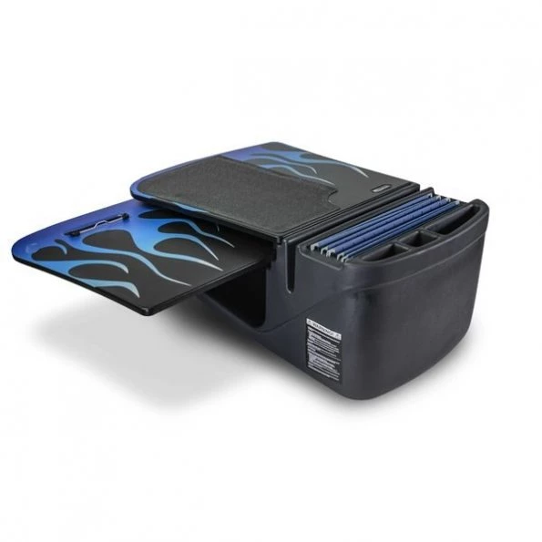 GripMaster Car Desk Blue Steel Flames