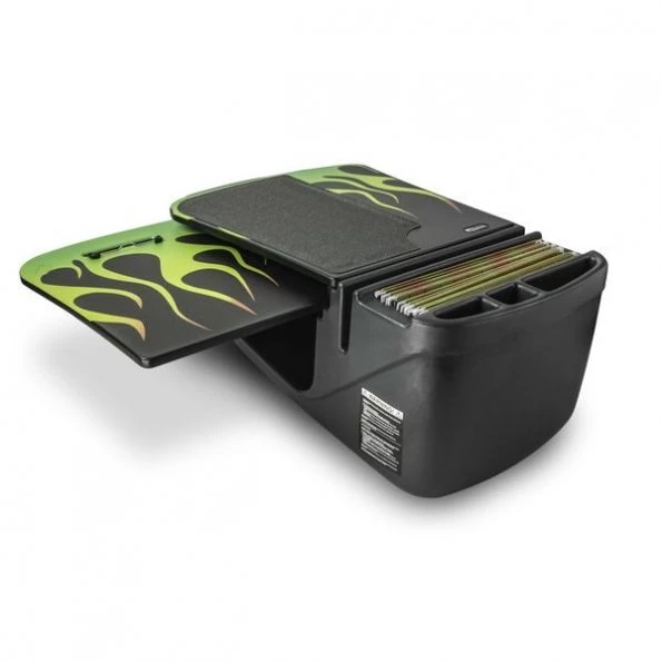 Autoexec GripMaster Car Desk Candy Apple Green Flames 1 GripMaster Car Desk Candy Apple Green Flames