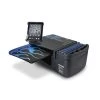 Autoexec GripMaster Car Desk Blue Steel Flames with Tablet Mount