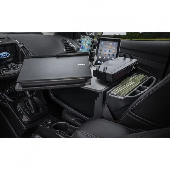 Reach Desk Front Seat w/ Printer Stand, Phone Mount and Tablet Mount