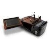 Autoexec Passenger Seat Reach Desk Mahogany w/ Inverter, Printer Stnd/Phone Mnt