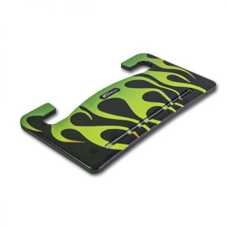 Autoexec Wheelmate Candy Apple Green Flames