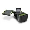 Autoexec Reach Desk Front Seat Candy Apple Green Flames with Built-in Power Inverter and Tablet Mount