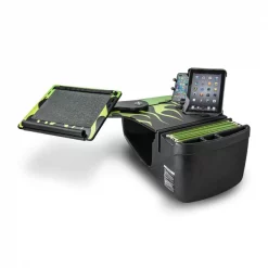 Autoexec Reach Desk Front Seat Candy Apple Green Flames w/ Power Inverter, Phone Mount & Tablet Mount 2 Reach Desk Front Seat Candy Apple Green Flames w/ Power Inverter, Phone Mount & Tablet Mount