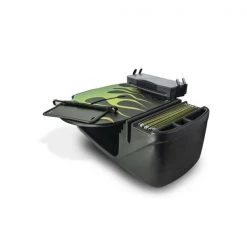 RoadMaster Car Desk Candy Apple Green Flames with Built-in Power Inverter and Printer Stand