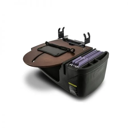 Autoexec RoadMaster Car Mahogany w/ Inverter and Printer Stand