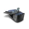 Autoexec RoadMaster Car Desk Blue Steel Flames with Built-in Power Inverter & X-Grip Phone Mount