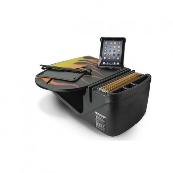 RoadMaster Car Hot Rod Orange Flames with Built-in Power Inverter and Tablet Mount