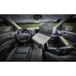 Milk Crate with Apron and Laptop Tray