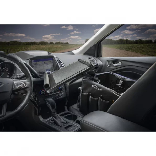 Milk Crate with Apron and Laptop Tray