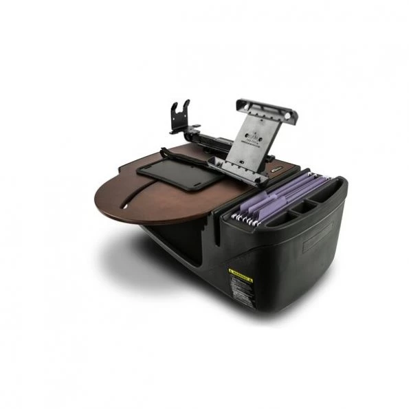 Autoexec RoadMaster Car Mahogany w/ Printer Stand and Tablet Mount 1 RoadMaster Car Mahogany w/ Printer Stand and Tablet Mount