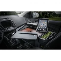 Autoexec RoadMaster Car Mahogany w/ Printer Stand and Tablet Mount 3 RoadMaster Car Mahogany w/ Printer Stand and Tablet Mount