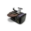 Autoexec RoadMaster Car Mahogany w/ Inverter, Tablet Mount and Printer Stand