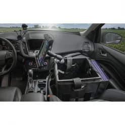 Milkcrate and Apron with Tablet Mount