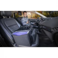 Milkcrate and Apron with Phone Mount