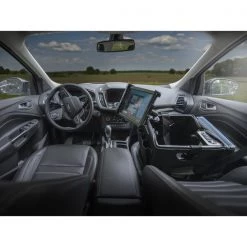 Milkcrate and Apron with Tablet Mount and Power Inverter