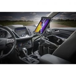 Milkcrate and Apron with Tablet Mount and Power Inverter