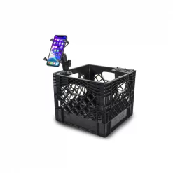 Autoexec Milkcrate and Apron with Phone Mount and Power Inverter 4 Milkcrate and Apron with Phone Mount and Power Inverter