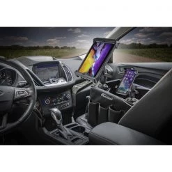 Milkcrate and Apron with Phone Mount and Tablet Mount