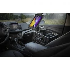 Milkcrate with Tablet Mount and Power Inverter