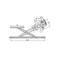 660112 Power Window Motor And Regulator Assembly