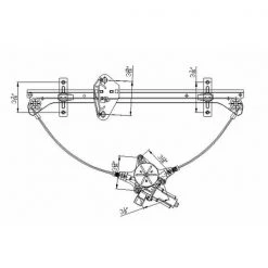 Tyc 660126 Power Window Motor And Regulator Assembly