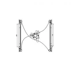 660145 Power Window Motor And Regulator Assembly