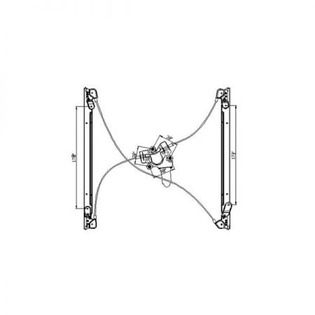Tyc 660145 Power Window Motor And Regulator Assembly