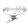 Tyc 660219 Power Window Motor And Regulator Assembly