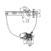 Tyc 660221 Power Window Motor And Regulator Assembly