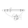 Tyc 660315 Power Window Motor And Regulator Assembly