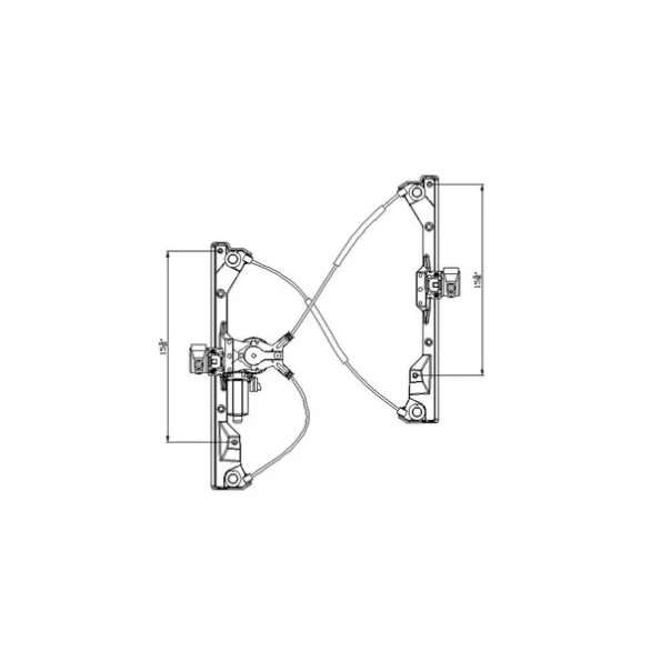 660354 Power Window Motor And Regulator Assembly