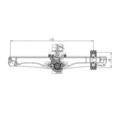 Tyc 660585 Power Window Motor And Regulator Assembly