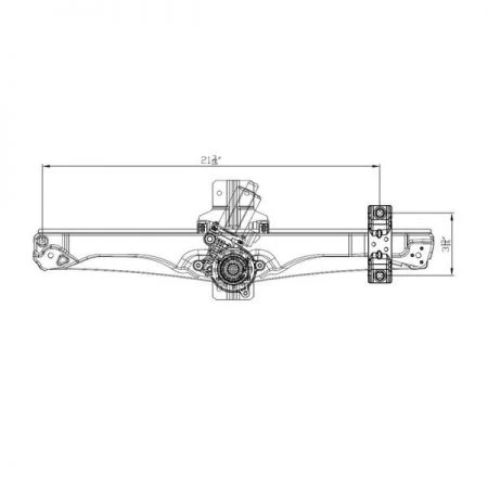 Tyc 660585 Power Window Motor And Regulator Assembly